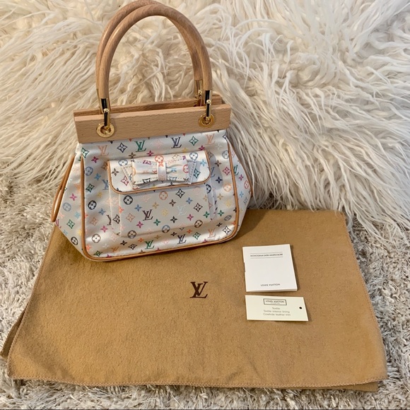 Louis Vuitton Handbags - RARE! Louis Vuitton Satin Multicolor Abelia